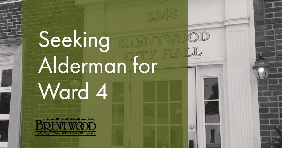 Ward 4 Alderman Vacancy