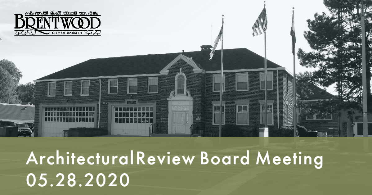 Architectural Review Board Meeting 5.28.2020