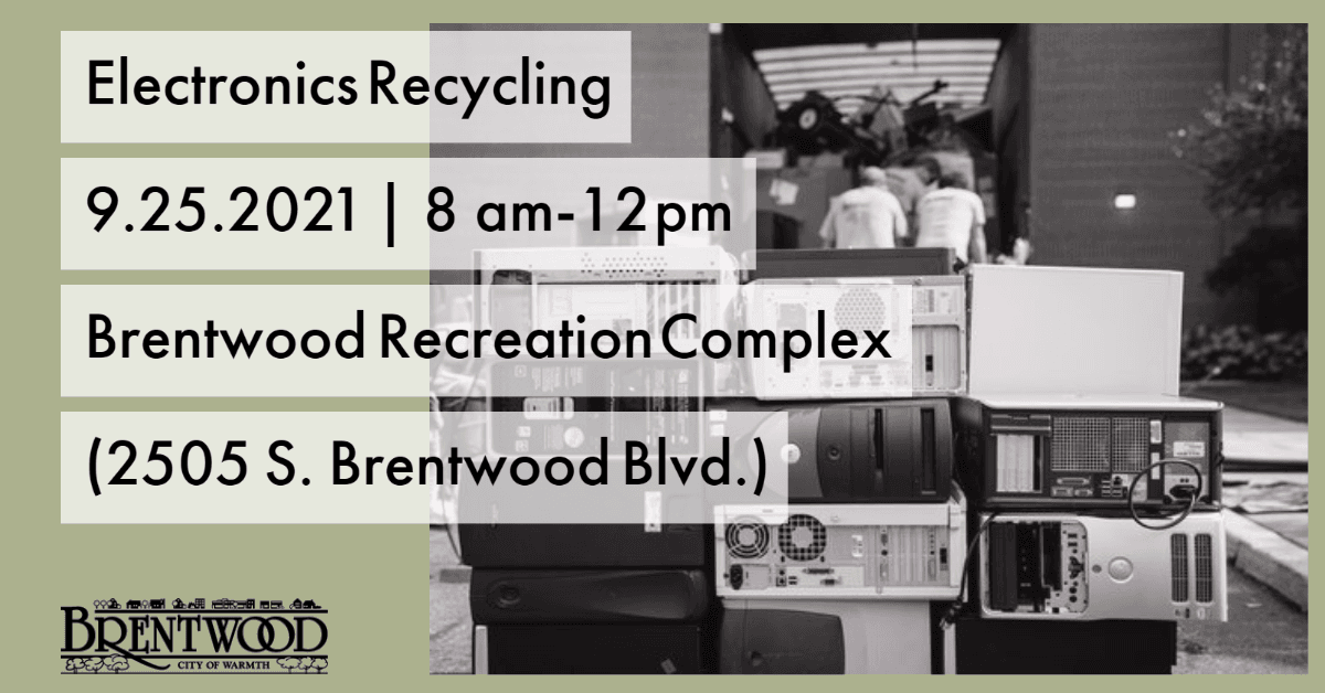 Electronics Recycling 9.25.21
