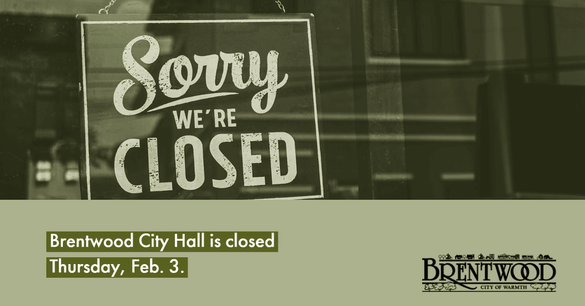 City Hall Closed 2.3.2022