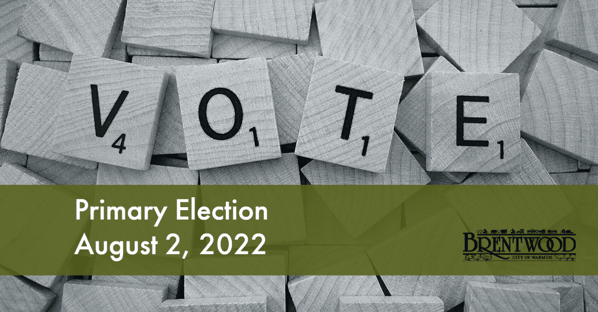 August 2022 Election