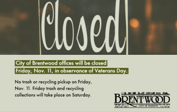 Veterans Day Closure 2022