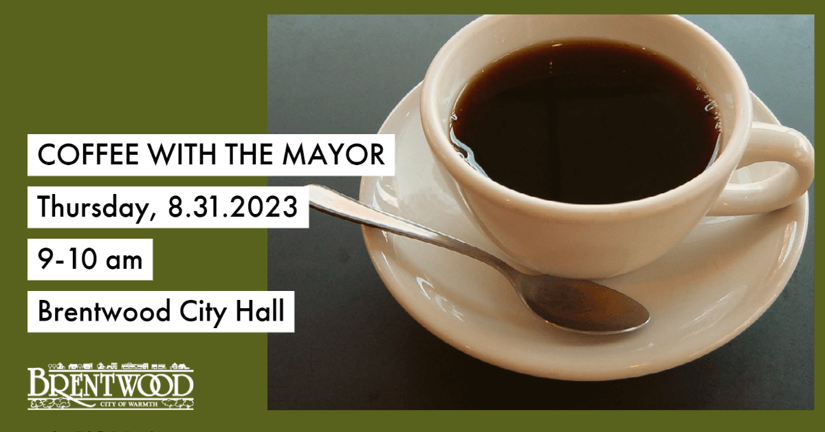 Coffee with Mayor 8.31.2023