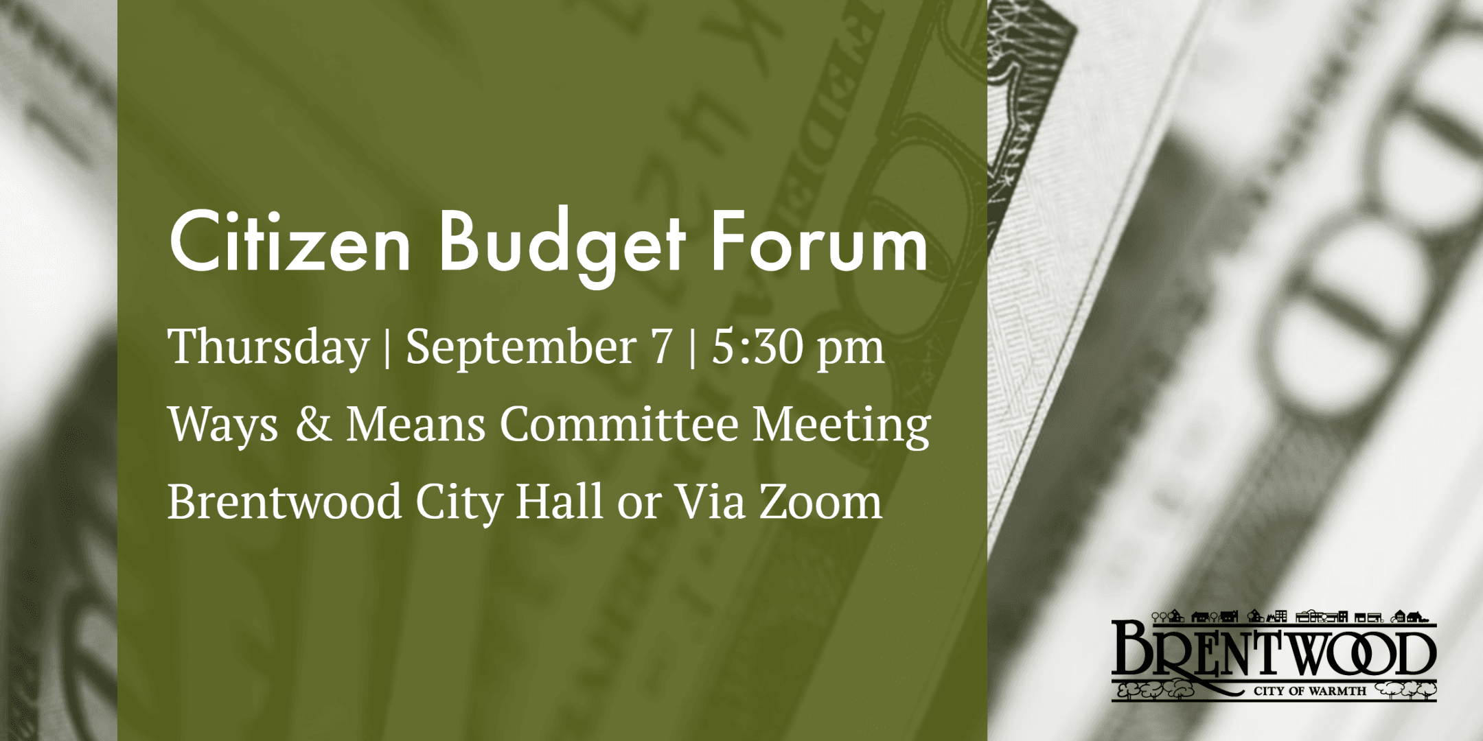 Citizen Budget Forum